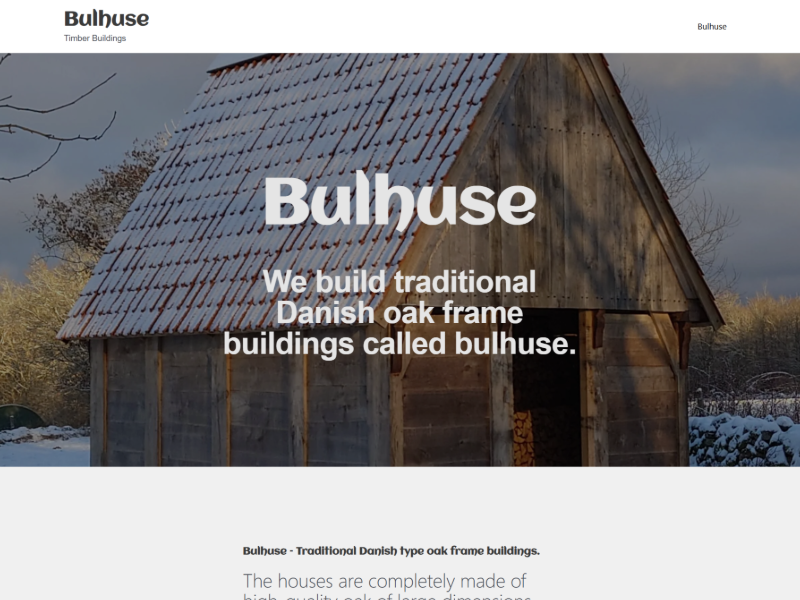 Bulhuse Timber Buildings