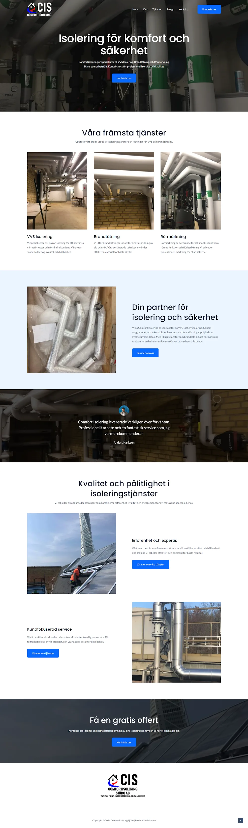 Kundcase Comfortisolering Sjöbo