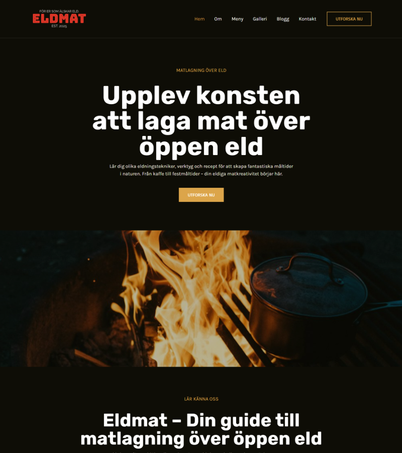 Eldmat For er som alskar eld